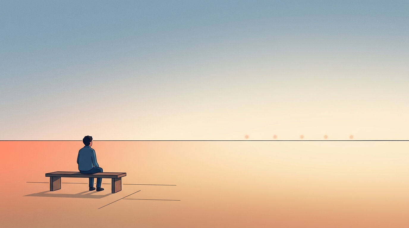 One human, vast reach, five agents on the horizon.